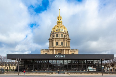 Paris, ephemeral boutique Céline near the Invalides