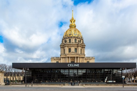 Paris, ephemeral boutique Céline near the Invalides