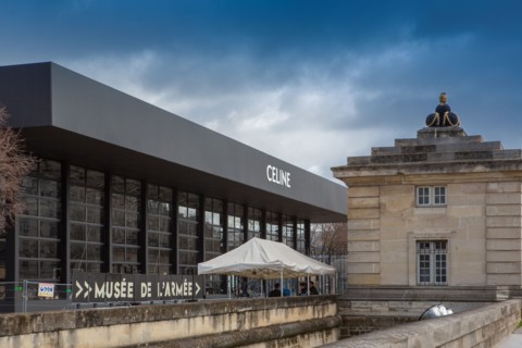Paris, ephemeral boutique Céline near the Invalides