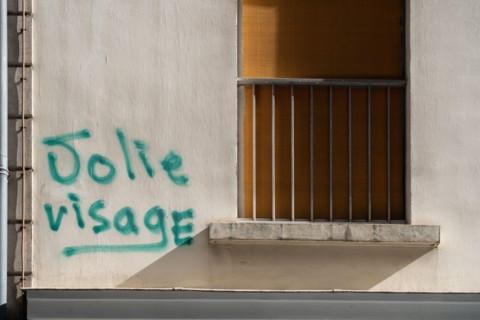 Paris, tag avec faute d’orthographe