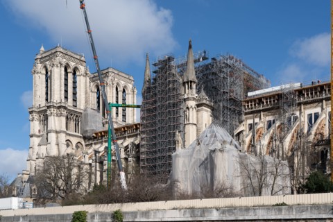 Cathédrale Notre-Dame de Paris, un an après l’incendie du 15 avril 2019
