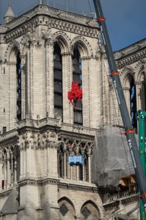 Cathédrale Notre-Dame de Paris, one year after the fire on the evening of 15 April 2019