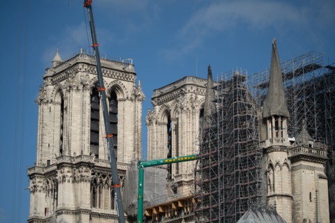 Cathédrale Notre-Dame de Paris, un an après l’incendie du 15 avril 2019
