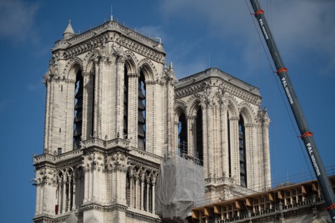 Cathédrale Notre-Dame de Paris, un an après l’incendie du 15 avril 2019