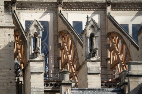 Cathédrale Notre-Dame de Paris, un an après l’incendie du 15 avril 2019