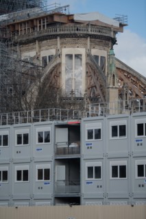 Cathédrale Notre-Dame de Paris, one year after the fire on the evening of 15 April 2019