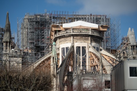 Cathédrale Notre-Dame de Paris, un an après l’incendie du 15 avril 2019