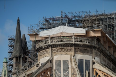 Cathédrale Notre-Dame de Paris, un an après l’incendie du 15 avril 2019