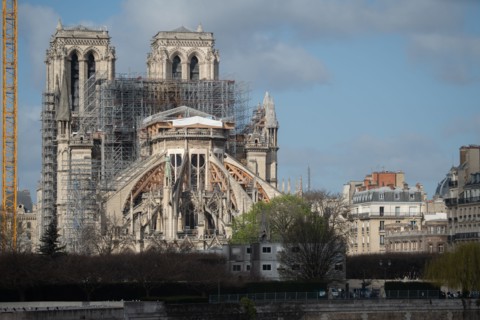 Cathédrale Notre-Dame de Paris, un an après l’incendie du 15 avril 2019