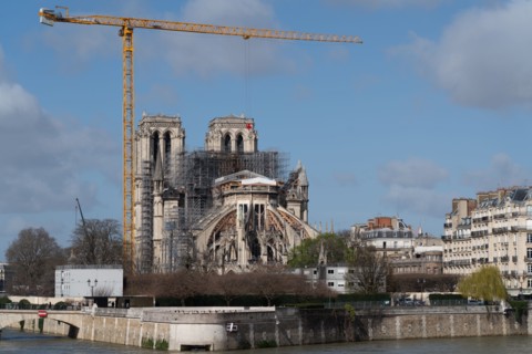 Cathédrale Notre-Dame de Paris, un an après l’incendie du 15 avril 2019