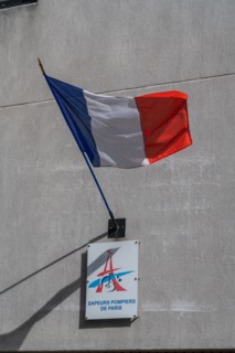 Paris, drapeau tricolore