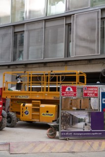 Paris, renovation work in progress