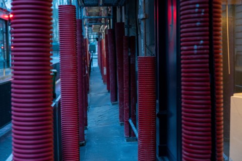 Paris, échafaudage