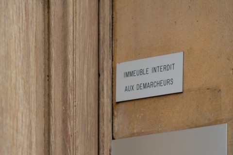 Paris, porte d’immeuble