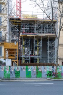 Paris, chantier de construction
