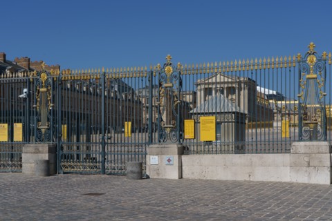 Le château de Versailles fermé à cause de l'épidémie de Covid-19
