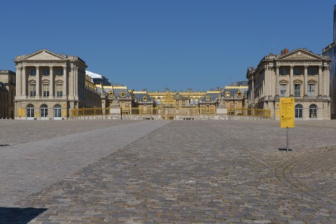 Le château de Versailles fermé à cause de l'épidémie de Covid-19