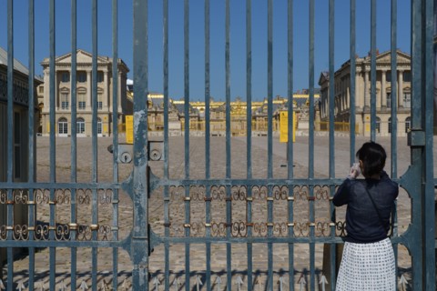 Le château de Versailles fermé à cause de l'épidémie de Covid-19