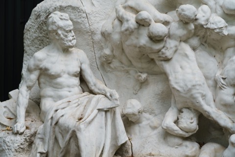 Victor Hugo ou La Vision du poète, sculpture de Georges Bareau
