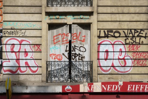 Paris, graffiti