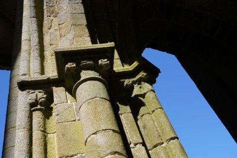 Abbey on the pointe Saint-Mathieu, North tip of Finistère