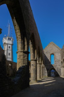 Abbey on the pointe Saint-Mathieu, North tip of Finistère