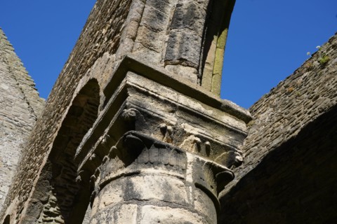 Abbey on the pointe Saint-Mathieu, North tip of Finistère