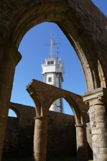 Abbey on the pointe Saint-Mathieu, North tip of Finistère