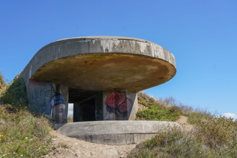 Pointe Saint-Mathieu, North tip of Finistère, bunker