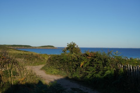 Pointe de Kermorvan, North tip of Finistère, GR34