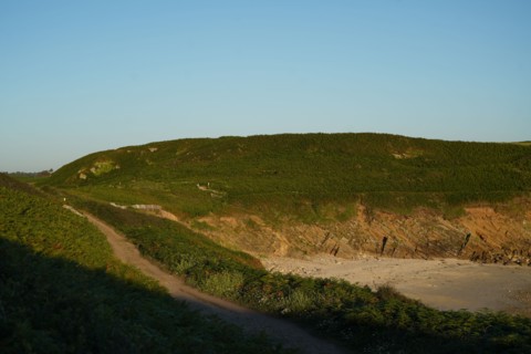 Pointe de Kermorvan, Finistère nord, GR34