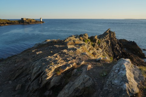 Pointe de Kermorvan, Finistère nord, GR34