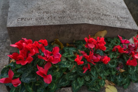 Paris, cimetière du Montparnasse à la Toussaint