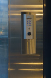 Paris, entrance door, digicode