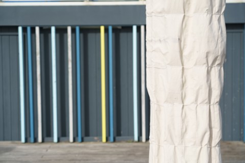Saint-Nazaire, plage de Monsieur Hulot, boutique fermée
