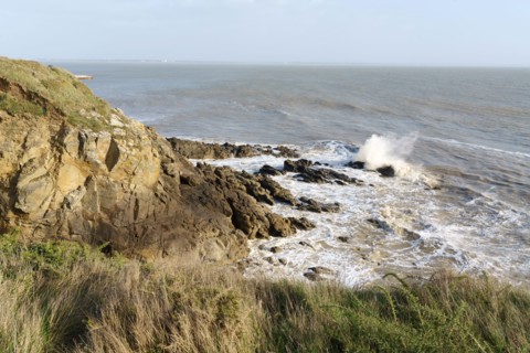 Beach of la Courance in Saint-Marc-sur-Mer, Loire-Atlantique