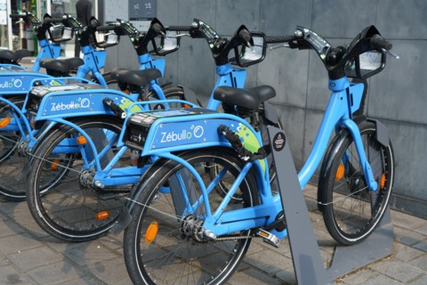Zebullo free service bicycles in Reims