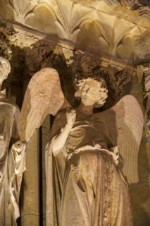 Reims, cathédrale Notre-Dame de nuit
