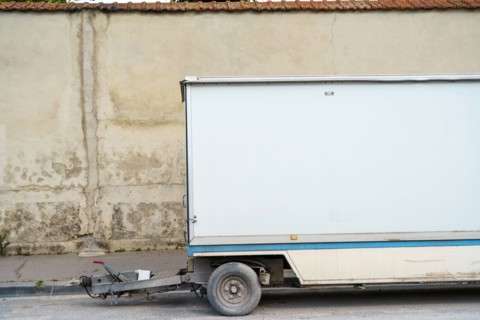 Reims, parked vehicle