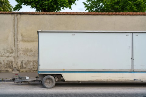 Reims, parked vehicle