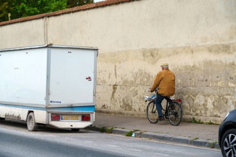 Reims, parked vehicle