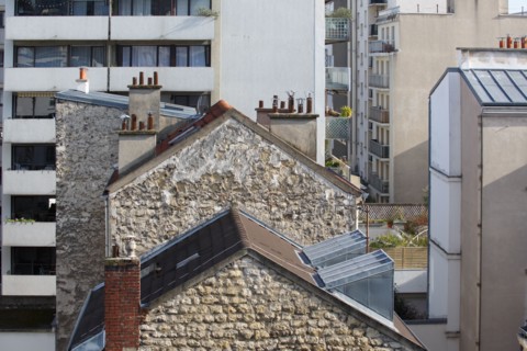 Paris 15e arrondissement, toits et cheminées
