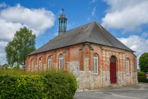 Protestant temple in Luneray