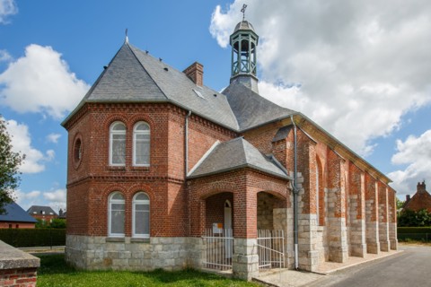 Protestant temple in Luneray