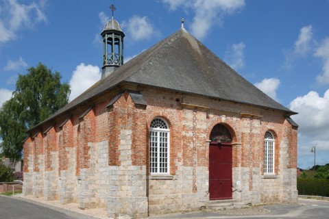 Protestant temple in Luneray