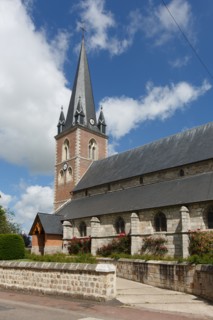 The church in Luneray