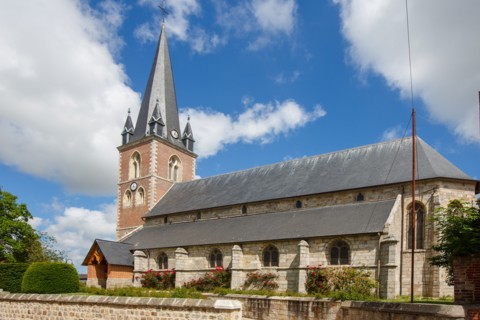 The church in Luneray