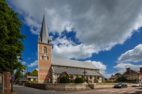 The church in Luneray