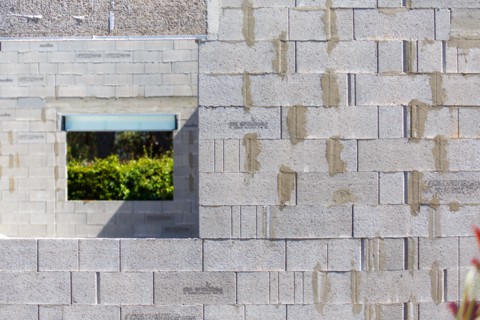 House under construction in Quiberville-sur-mer