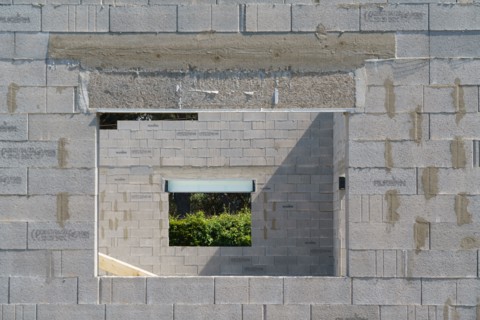 House under construction in Quiberville-sur-mer
